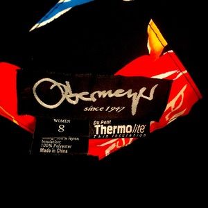 Women’s Size 8 Obermeyer ski jacket TigerLily